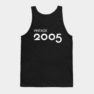 Vintage 2005 Gift 15th Birthday Party Tank Top